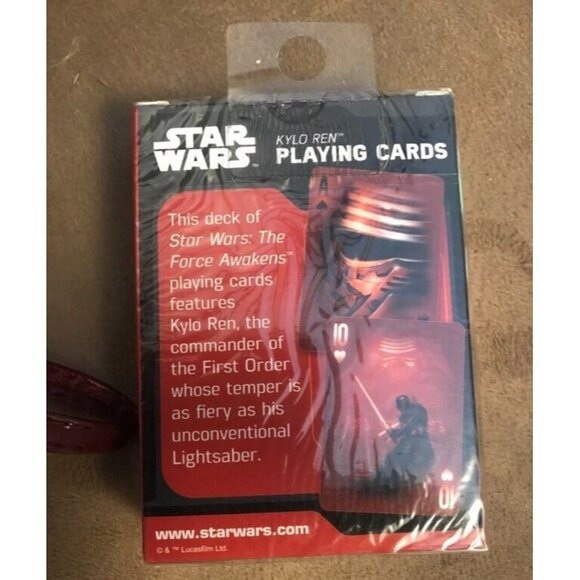 Star Wars Kylo Ren Playing Cards Disney The Force Awakens Collectible Deck New - Picture 4 of 4
